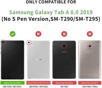 Otroci Varno Ohišje Za Samsung Galaxy Tab A8 2019 SM-T290 SM-T295 Tablet EVA Shockproof ročni Kritje Funda Za Samsung Galaxy 8
