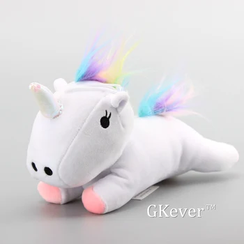 23 cm Anime Rainbow Unicorn Konj Mehko Polnjene Živali, Igrače Visoke Kakovosti Konj Plišastih Igrač Lutka Peluche Ženske, Otroci Darilo za Rojstni dan