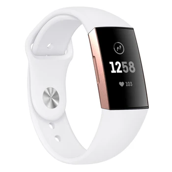 Visoka Kakovost Watchband Za Fitbit Polnjenje 3 smartwatch Dihanje Silikonsko Zapestnico Trak Pasu