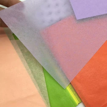 100sheet Ovojni Papirji 14*21 CM Barva Mešanih Zaznamek Darilo, Zavijanje Papirjev Multicolor Tkiva Papirja Cvetlični embalažni Material