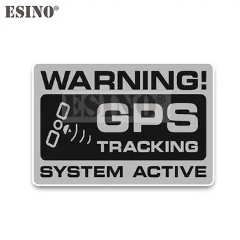 Avto Styling Ustvarjalne Opozorilo GPS Sistem za Sledenje Aktivno Risanka PVC Nalepke Nepremočljiva karoserije Vzorec Nalepke Vinyl