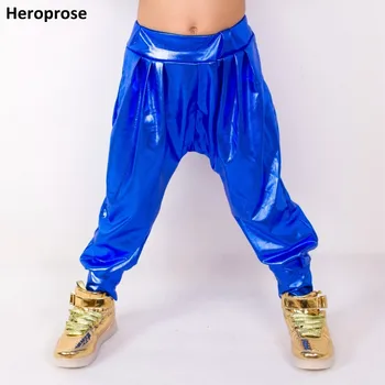 Nova Moda Otroci Audlts lHarem Hip Hop Plesne Hlače otroška Oblačila Sweatpants Uspešnosti Kostume Otroške športne Modre hlače
