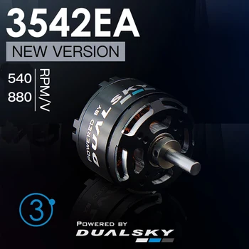 Dualsky 3. EA Serije Brushless Outrunners Motornih XM3542EA 540KV 880KV Za RC Letalo
