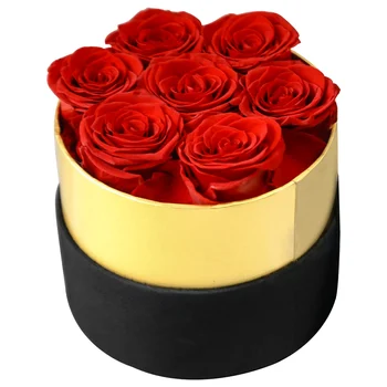 Konzervirane Rose Cvet Večno Rose v Polju Mater Dan, Božič, Valentinovo Obletnico Darilo za Punco, Ljubimec, Žena, Mama