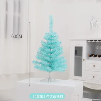 1pcs Božično Drevo Božično Dekoracijo PVC za enkratno uporabo Dreves Dekoracijo 2022 Novo Leto Doma Dekor Okraski, Darila, 60 CM Roza/Modra