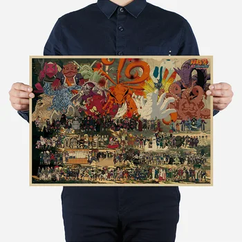 Japonski Anime Znakov Naruto Platno, Slikarstvo, Umetnost Plakata, Dekorativno Slikarstvo, Freska Doma Otroke, Soba Steno Estetske Božič