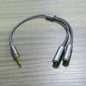 3.5 mm, Mikrofon Aux Kabel 1 Moški 2 Famle Kabel Combo Razširitev Mobile Audio Adapter Splitter
