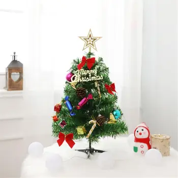 Mini Božična Drevesa Okraski Božič Majhne Borovih Nastavitev V Namizni Božič Festival Doma Dekor Okraski